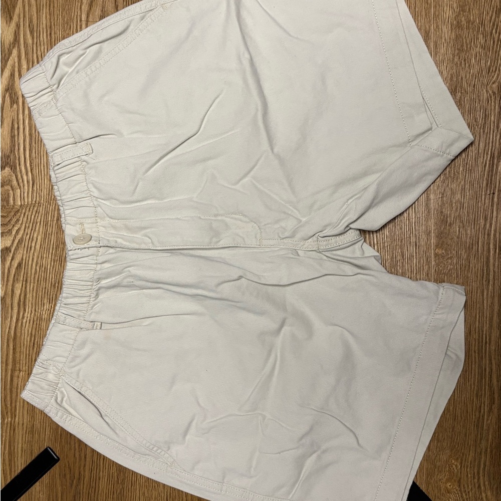 Light Gray Casual Shorts